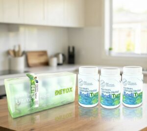 Brett Elliotts Ulitmate Herbal Power Detox With BodiTune Detox n Slim Protein Powder pots