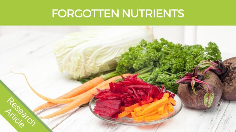 Assorted Vegetables — Forgotten Nutrients