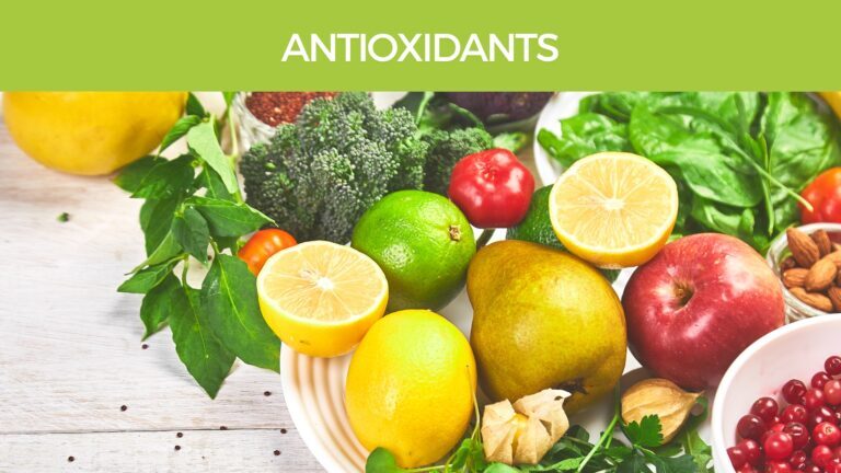 Antioxidant-rich fruits and vegetables