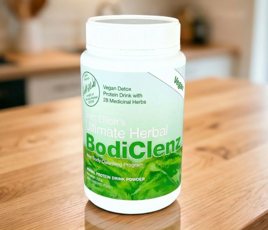 Brett Elliott Herbal BodiClenz Detox Drink Powder Pot 500g Front