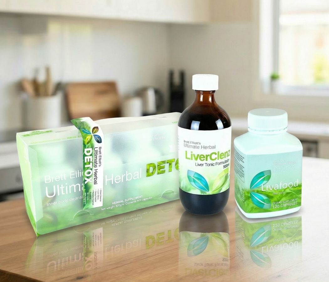 Brett Elliott LiverClenz Herbal Liver Cleanse Detox Combo Program Capsules