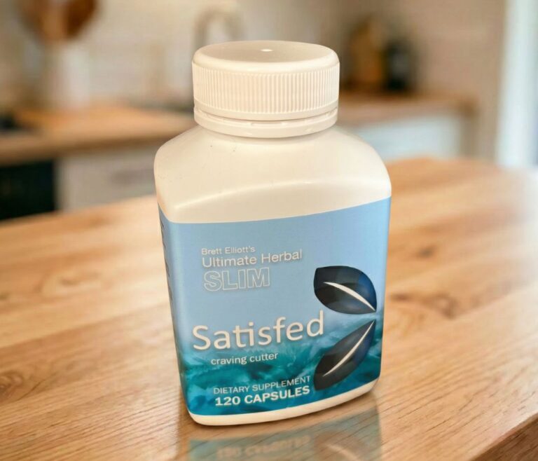 Brett Elliott Satisfed Herbal Craving Cutter and Blood Sugar Regulator 120 Capsules (1)