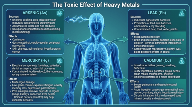 Toxic effects of heavy metals