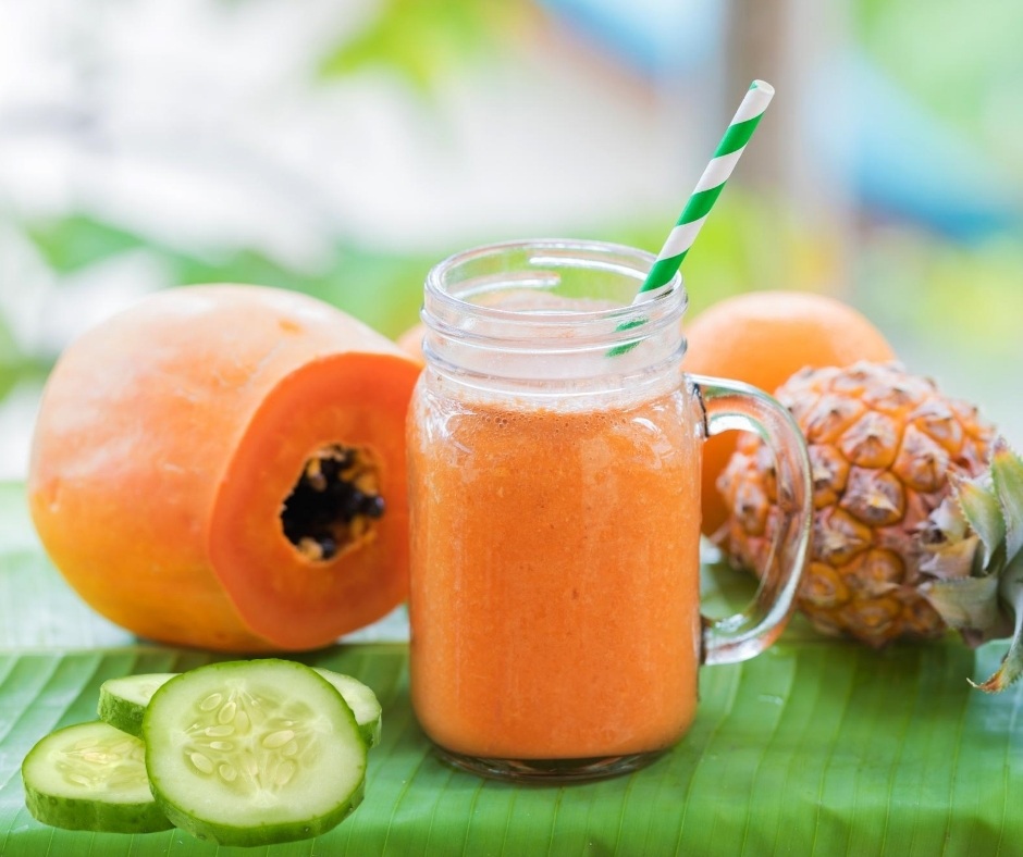 Papaya Smoothie Stomachclenz Smoothie