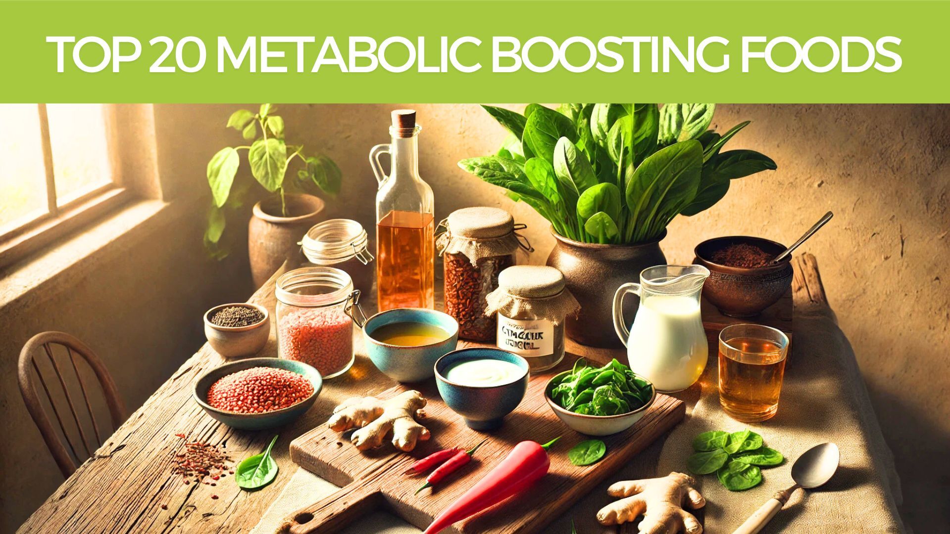 Top 20 Metabolic boosting foods