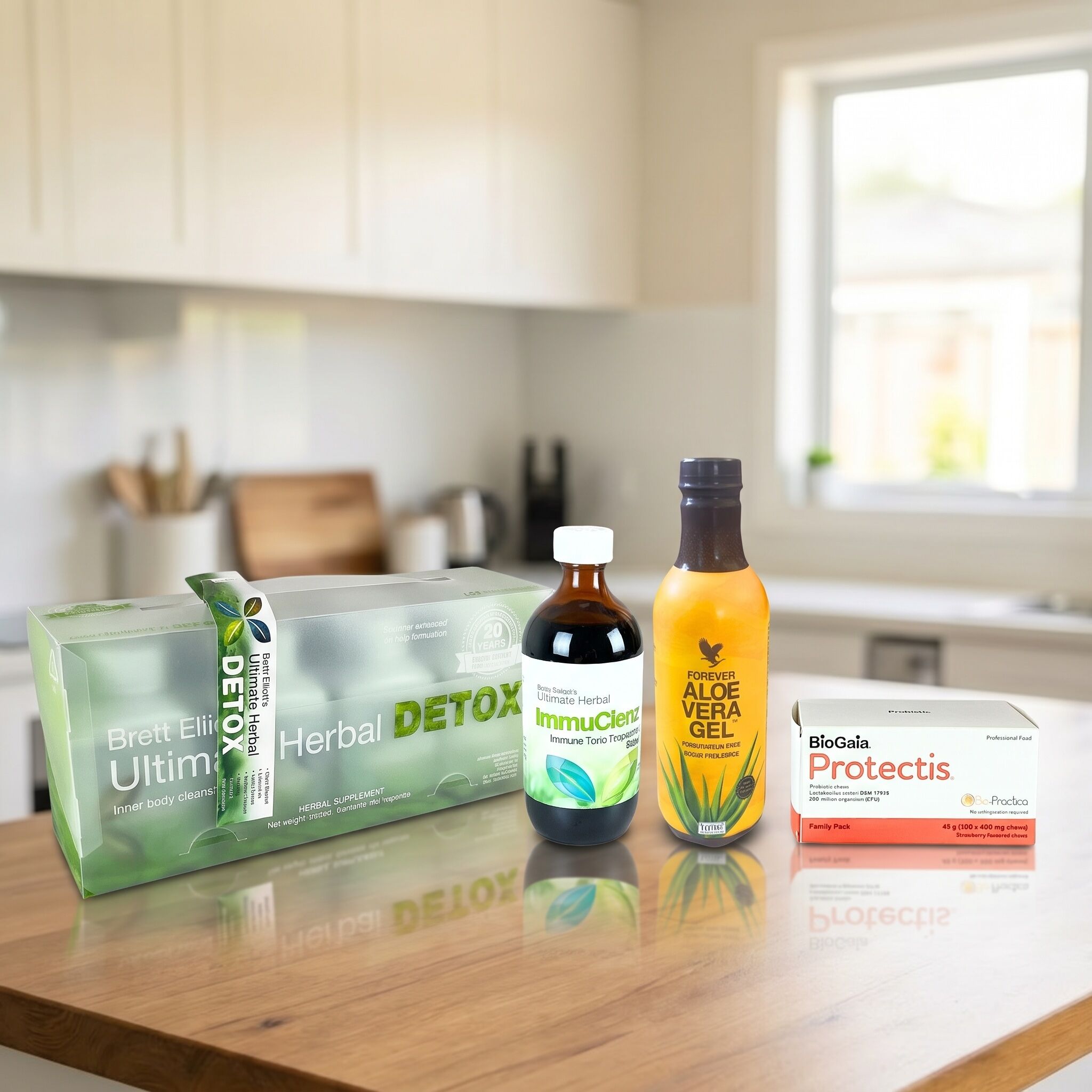 Brett Elliott Ultimate Herbal ImmuClenz Combo Program with Herbal Detox capsules
